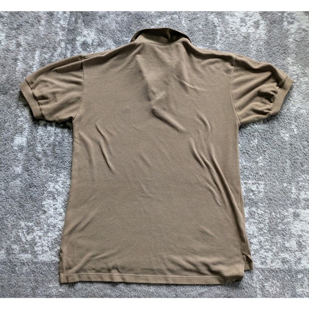Vintage 80's Sears Men's Store Polo Shirt, Unicorn Logo BROWN - Small - Picture 14 of 14